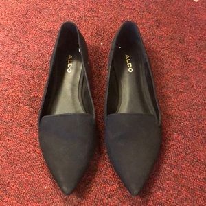 Black aldo flats